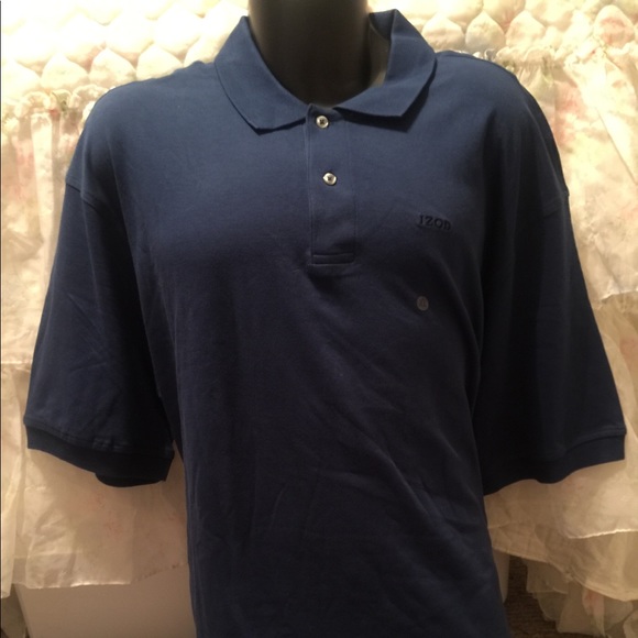 Man’s Izod Blue Short sleeves polo - Picture 2 of 6